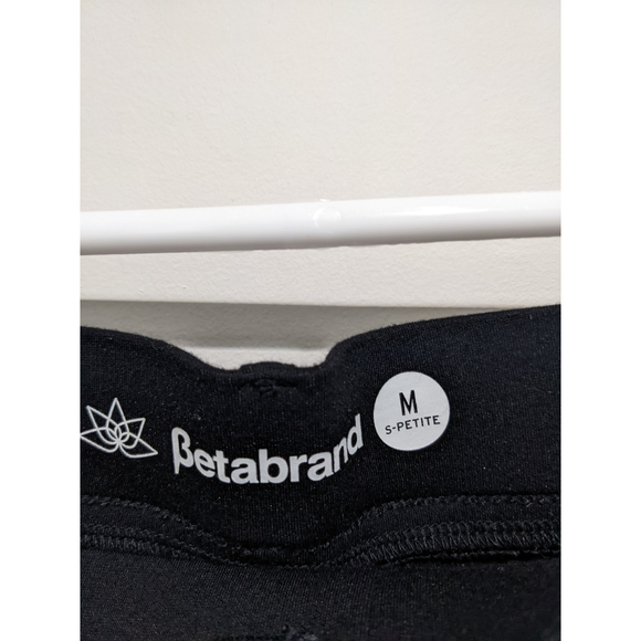 Betabrand Black Yoga Dress Pants Boot Cut Size Medium Petite - Picture 4 of 7